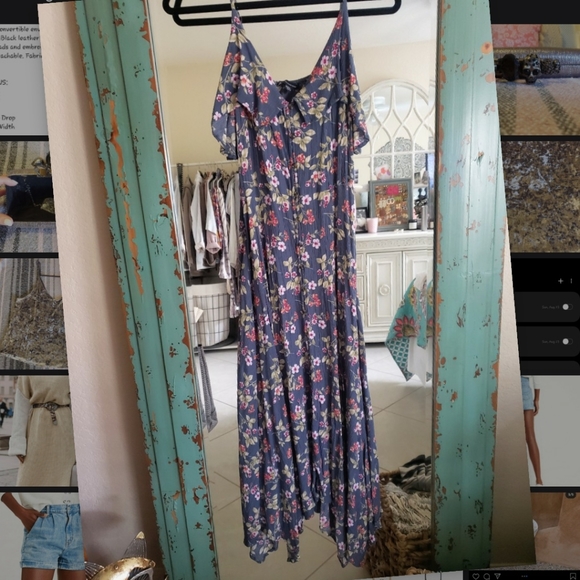 American Eagle Outfitters Dresses & Skirts - 3/$21 AEO Floral Print Button Up Maxi